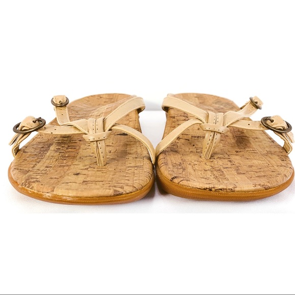 NEW Orthaheel Vionic Tan Strappy Thong Sandals 5 - Picture 4 of 8
